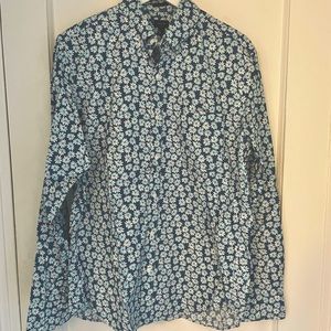 J.Crew Men’s Long Sleeve Floral Button Down (M)